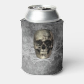 ドクロ & 骨の山 ハロウィン ゴシック 缶クーラー (缶裏面)