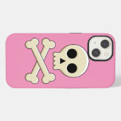 ドクロ＋骨 iPhoneケース (裏面横)