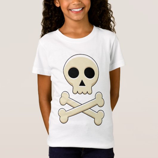ドクロ＋骨 Tシャツ (正面)