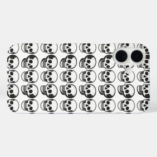 ドクロ Case-Mate iPhoneケース (裏面 (横))
