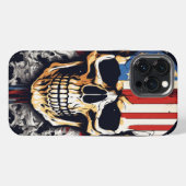 ドクロ  iPhoneケース (裏面横)