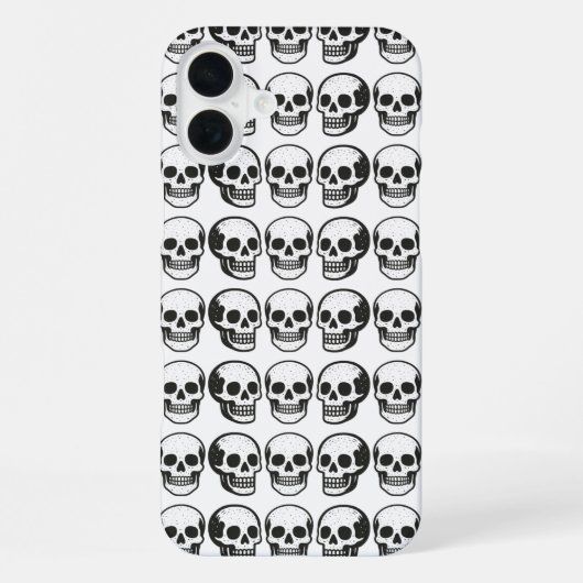 ドクロ iPhoneケース (裏面)