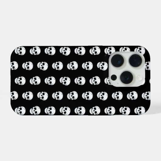 ドクロ  iPhoneケース (裏面横)