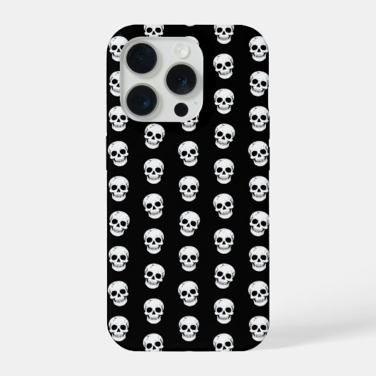 ドクロ  iPhoneケース (裏面)