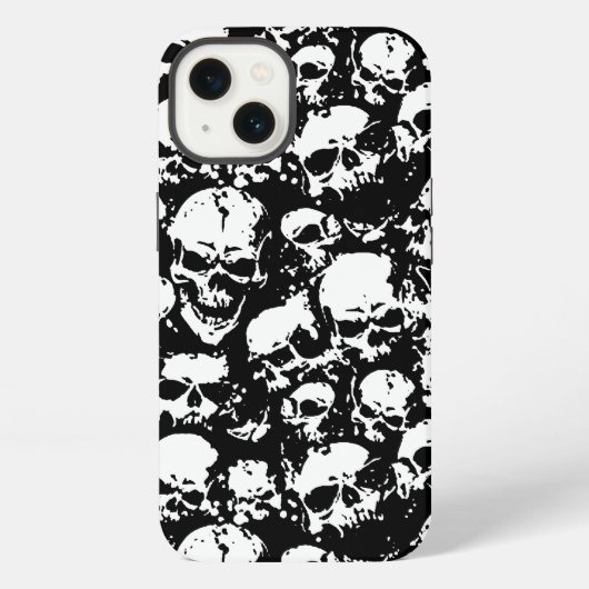 ドクロ iPhoneケース (裏面)
