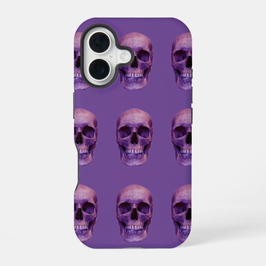 ドクロ iPhone 16ケース (裏面)