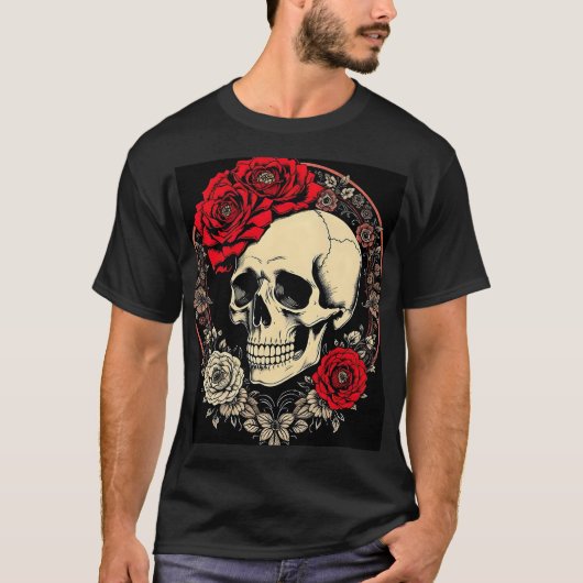 ドクロ Tシャツ (正面)