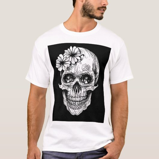 ドクロ Tシャツ (正面)
