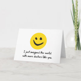 ドク感謝していスよ想像りも君のような医者だ サンキューカード