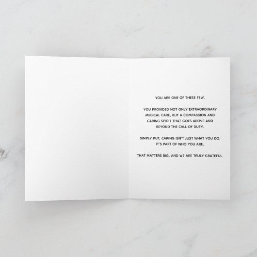 ドク感謝していス-気にの血の中にありがとう サンキューカード (内部)