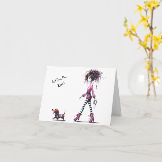 ドク最高のシー母の日 カード (黄色い花)