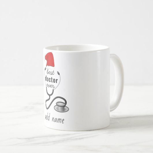 ドク最高のターが世界で最も高いドクを評価 コーヒーマグカップ (正面右)