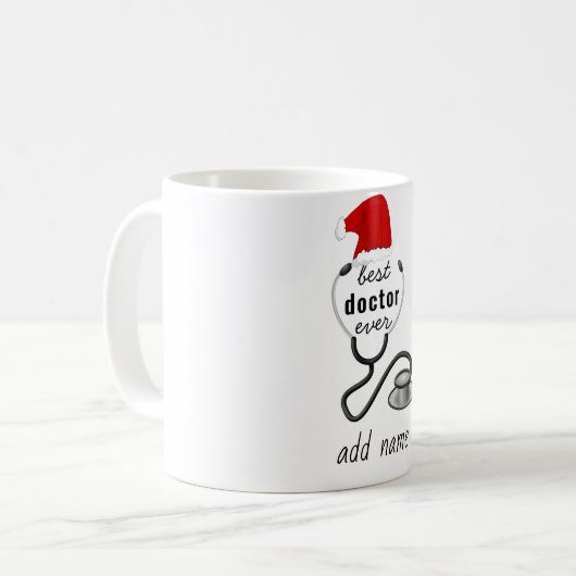 ドク最高のターが世界で最も高いドクを評価 コーヒーマグカップ (正面左)