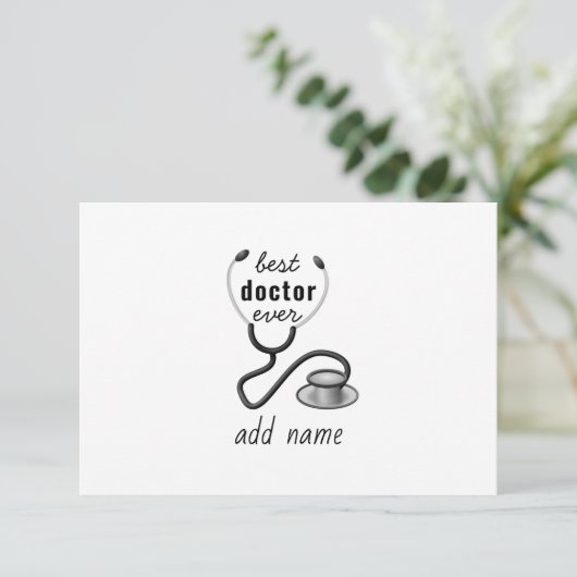 ドク最高のターが世界で最も高いドクを評価 サンキューカード (スタンド正面)