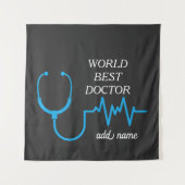 ドク最高のターが世界で最も高いドクを評価 タペストリー (正面)