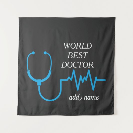 ドク最高のターが世界で最も高いドクを評価 タペストリー (正面)