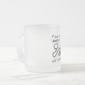 ドク最高のターが世界で最も高いドクを評価 フロストグラスマグカップ (正面左)