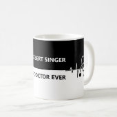 ドク最高のター・エバー・名前をカスタムする コーヒーマグカップ (正面右)