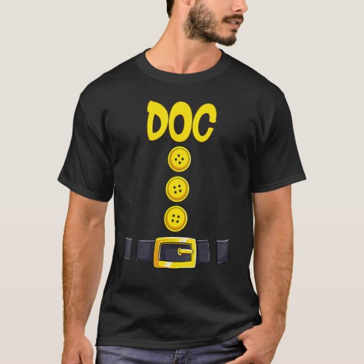 ドク矮小衣装カラーグループハロウィンマッチングF Tシャツ (正面)