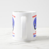 ドク退職したター・リおもしろいタイアメントことわざ ジャンボコーヒーマグカップ (裏面)