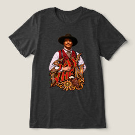 ドク・ホリデイ ウェスタン・カウボーイ ガンマン 西部劇アート トライブレンドＴシャツ