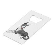 ドググレートダネマントル クレジットカード栓抜き (正面アングル)