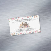 ドグシッターまたはペットブティック マグネット名刺 (インサイチュ)