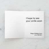 ドグスマイルスマイル!誕生日だ！ カード (内部)