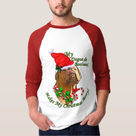 ドグドゥボルドーのクリスマスプレゼント Tシャツ