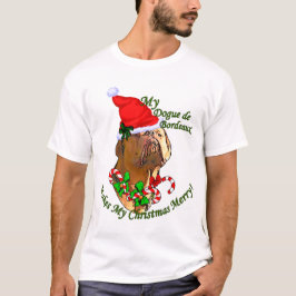 ドグドゥボルドーのクリスマスプレゼント Tシャツ