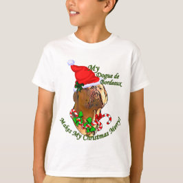 ドグドゥボルドーのクリスマスプレゼント Tシャツ