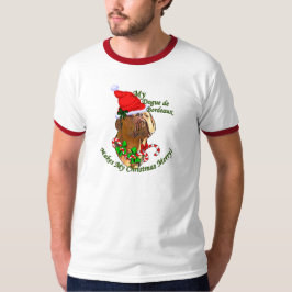 ドグドゥボルドーのクリスマスプレゼント Tシャツ