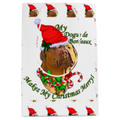ドグドゥボルドークリスマス ミディアムペーパーバッグ (正面)