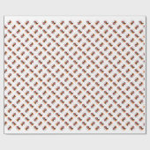 ドグドゥボルドーサンタポーズ ラッピングペーパー (フラット)