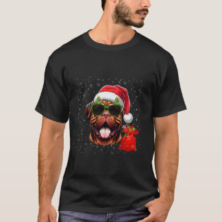 ドグドゥボルドー犬の恋人の男性の女性キッズクリスチム Tシャツ