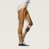 ドグドゥボルドー絵画ズ – かわいいオリジナルドッグアート レギンス (右)