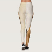 ドグドゥボルドー絵画ズ – かわいいオリジナルドッグアート レギンス (裏面)