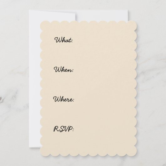 ドグドゥボルドー絵画ズ – かわいいオリジナルドッグアート 招待状 (裏面)