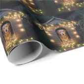 ドグハウスのクリスマスゴールデンレトリバー ラッピングペーパー (ロールコーナー)