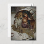 ドグビクトリアンハウスの子ども ポストカード (正面/裏面)