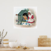 ドグビクトリアンハウスの茶パーティー ポスター (キッチン)