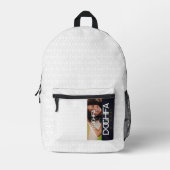 ドグファ プリントバックパック (正面)