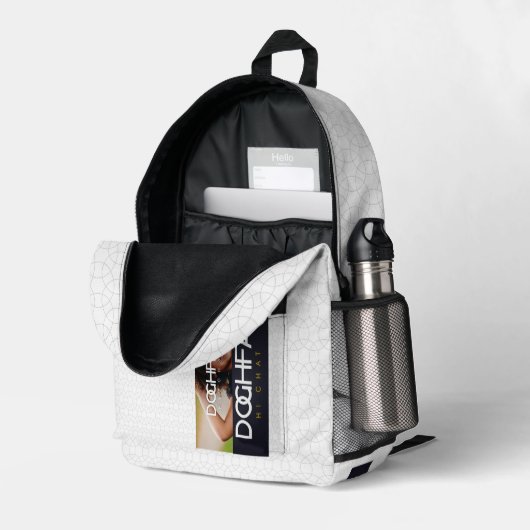 ドグファ プリントバックパック (裏面右端 (見開き))