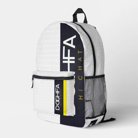 ドグファ プリントバックパック (裏面右端)