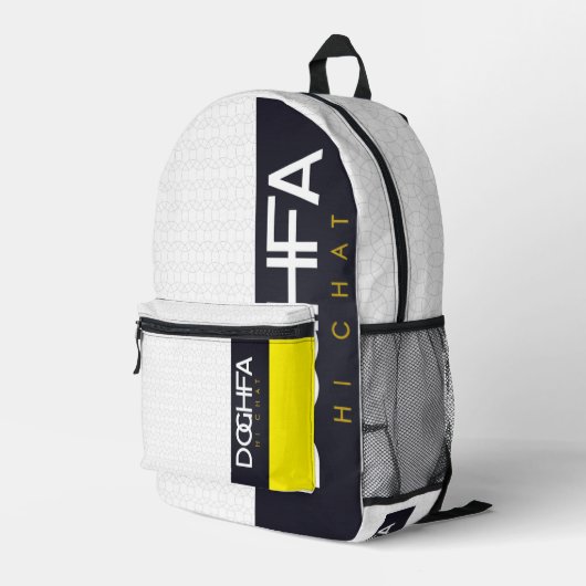 ドグファ プリントバックパック (裏面右端)