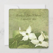 ドグ結婚ウッド誓の更新 招待状 (正面)