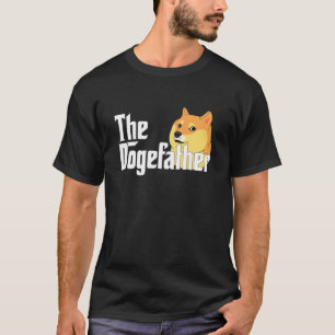 ドゲファータードージおもしろい暗号通貨ミームドージ Tシャツ