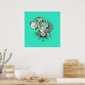 ドゲンポートレートグリン ポスター (キッチン)