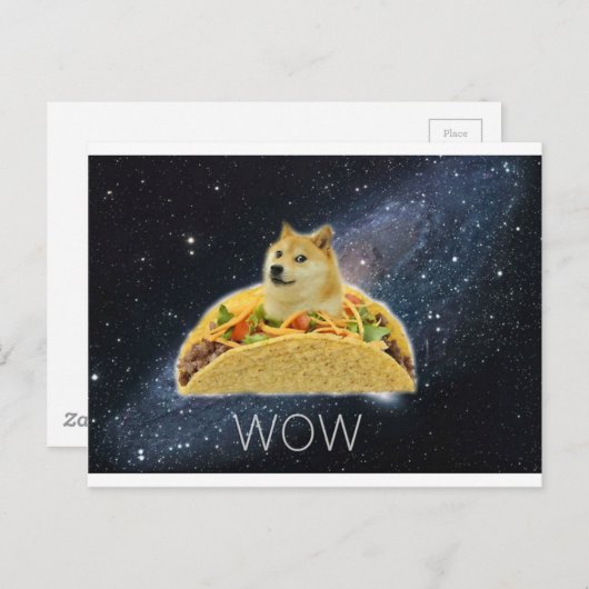 ドゲ宇宙タコスミーム ポストカード (正面/裏面)