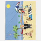 ドゴネビーチイ フリースブランケット (正面)